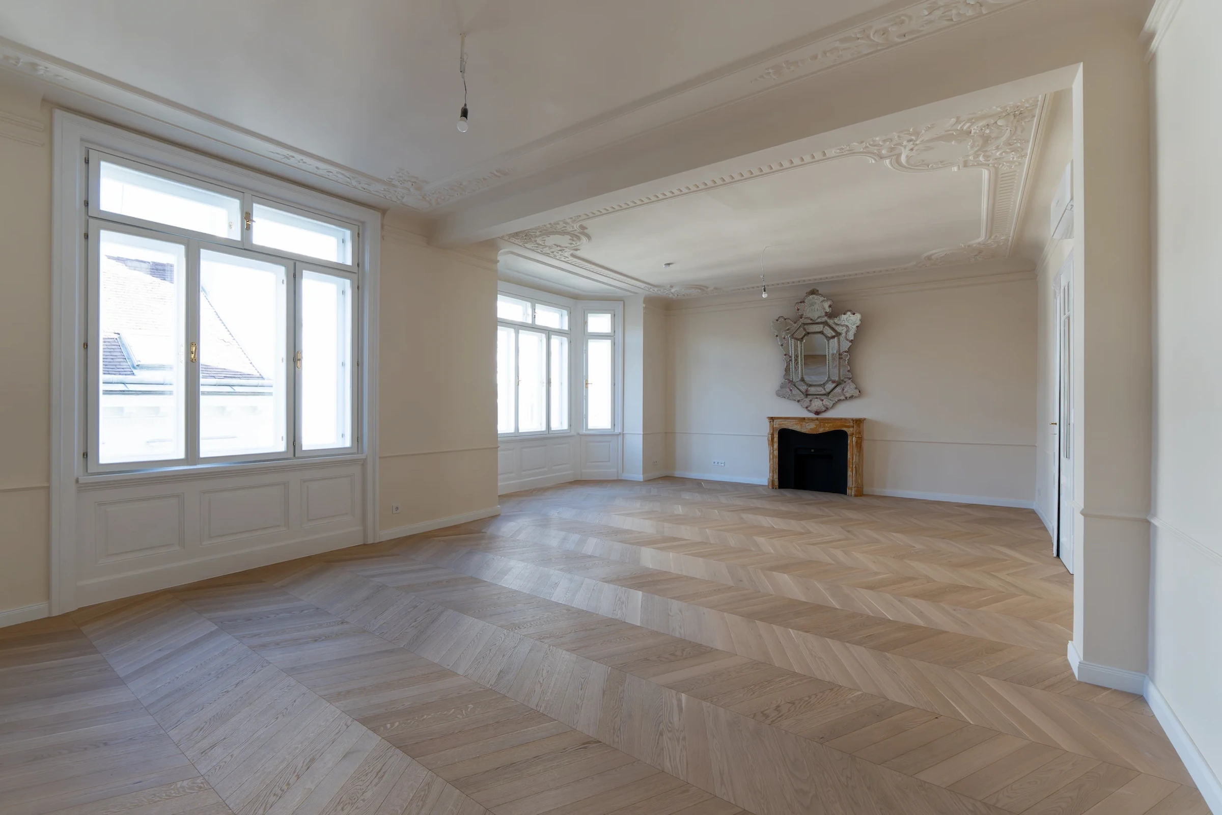 Altbau mit Kamin – Sanierungsprojekt von ALPHABAU