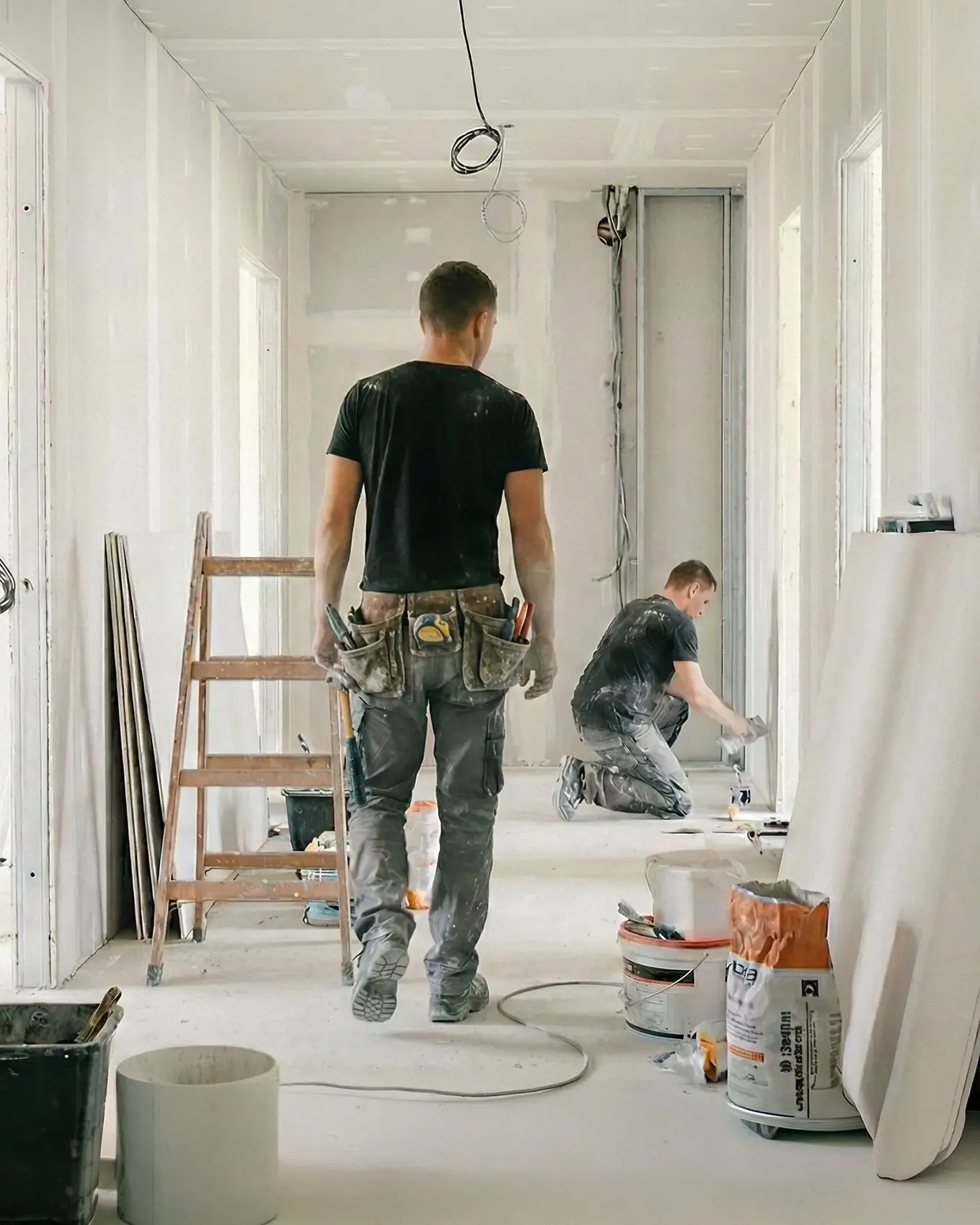 Detailaufnahme einer Altbausanierung im Bestand