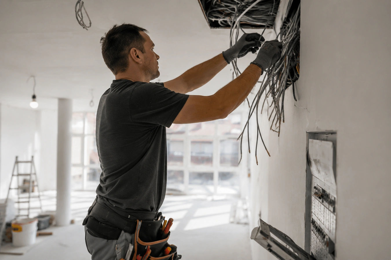 Technische Gewerke bei Sanierungsarbeiten