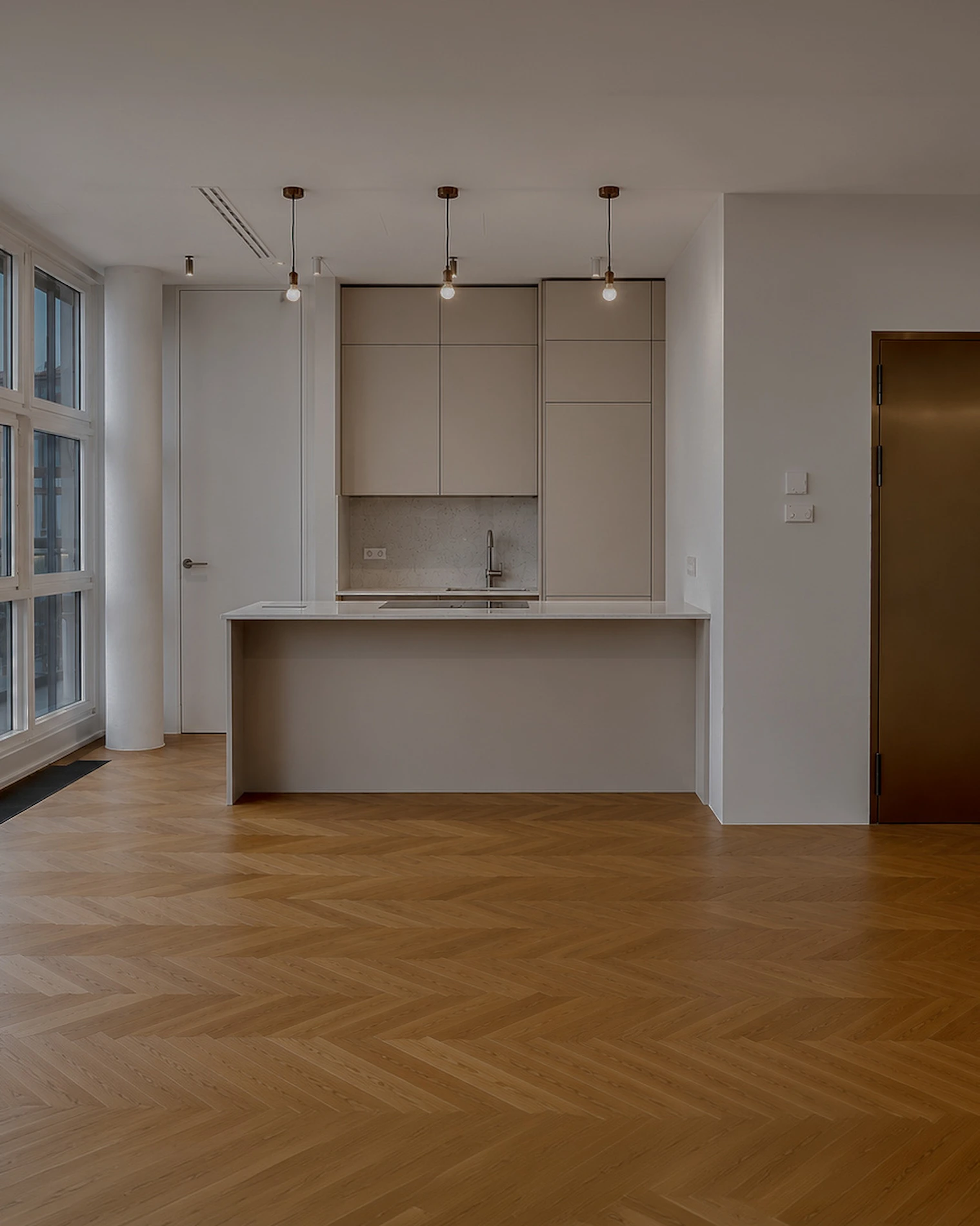 Modernisierter Wohnraum nach Umbau in Wien